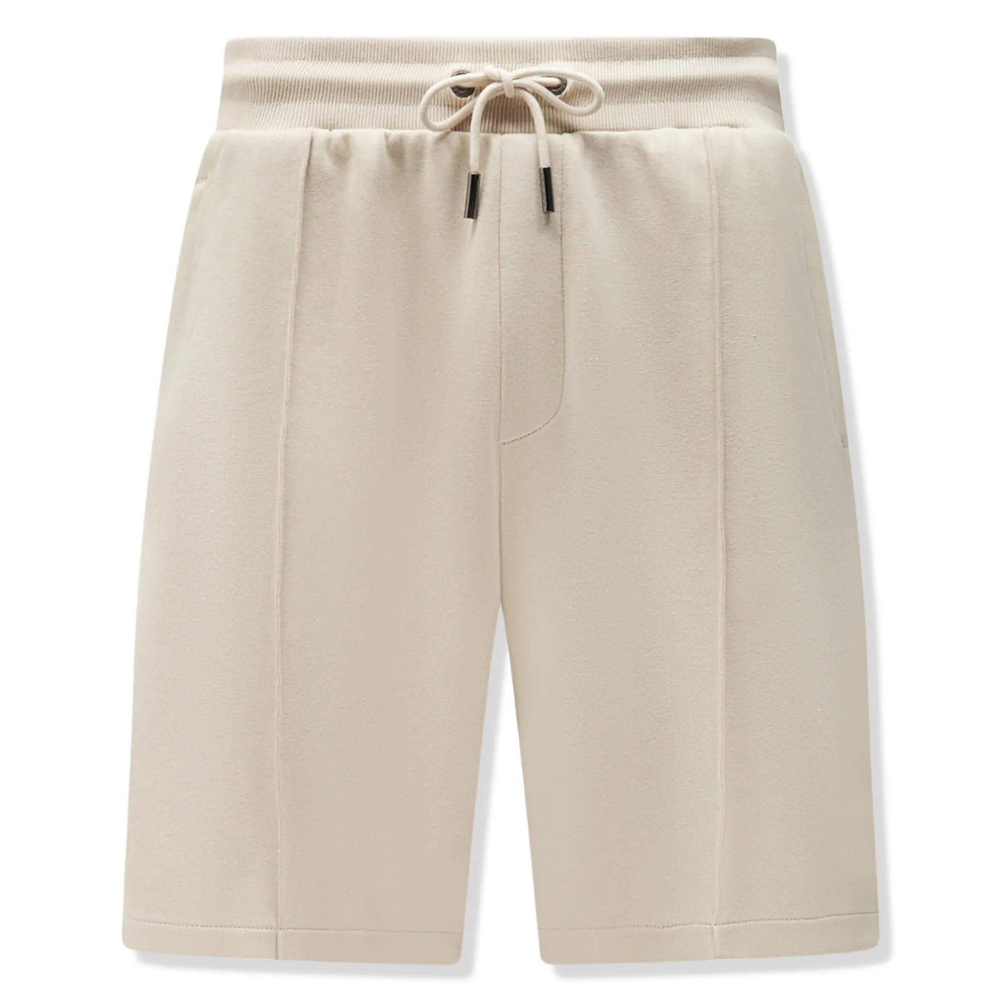 Front View of Peckham Rye Jersey Interlock Peyote Shorts